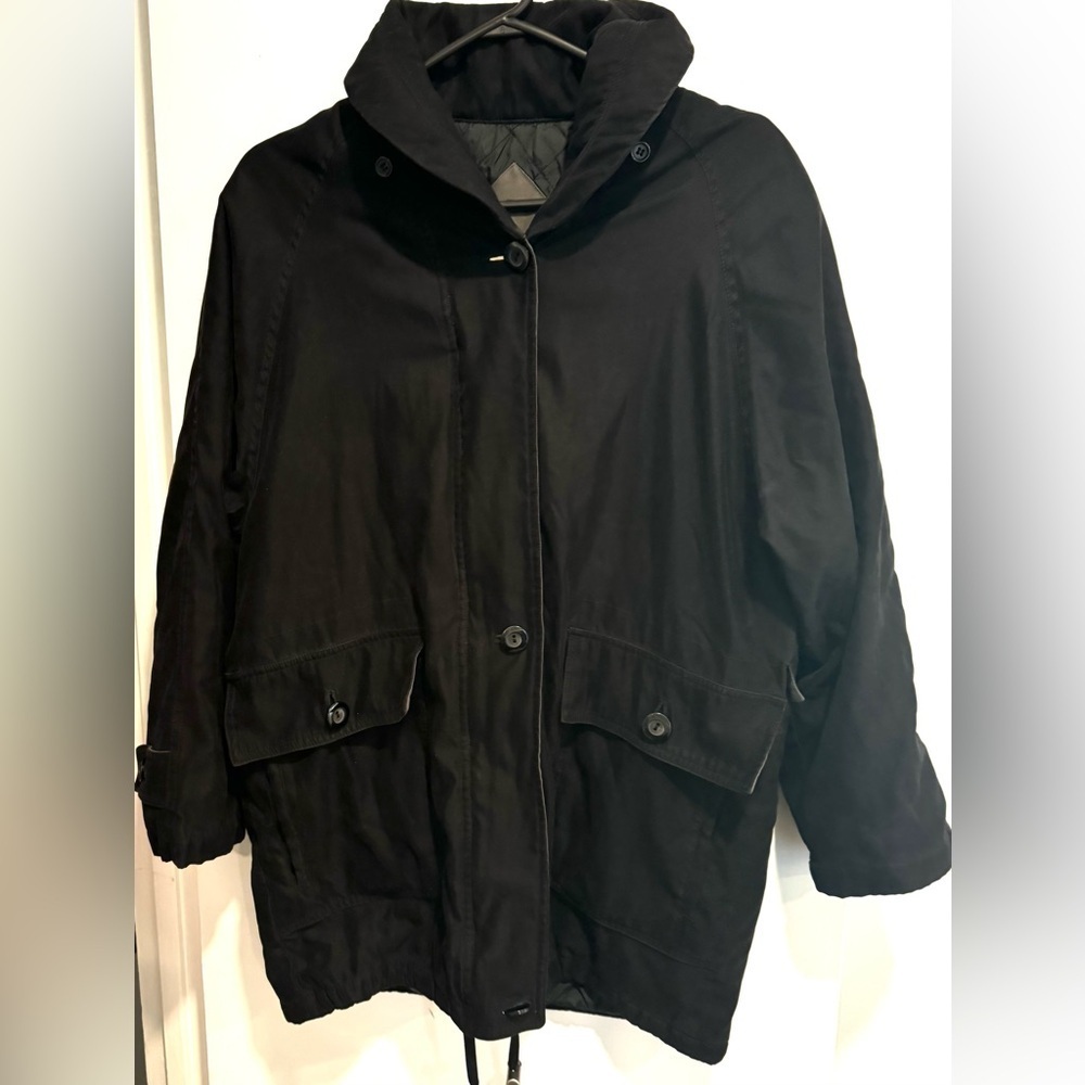 Vintage London Fog utility jacket coat adjustable lined barn hipster street S